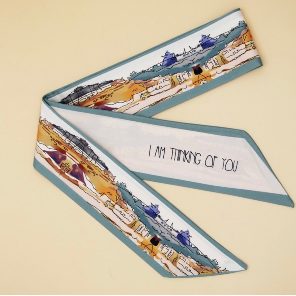 Two Thin Scarves / Hair Bands / Scarves
- #186